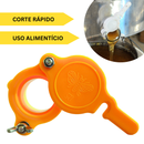 Kit Peneira Dupla Camada + Balde 20L + Válvula Corte Rápido