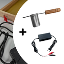 Incrustador Elétrico Bivolt + Caneco Derretedor de Cera