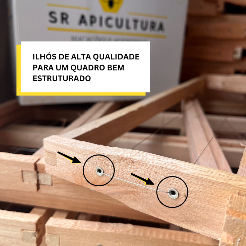 Ilhós para Caixilhos Dallmac - 1000 Unidades