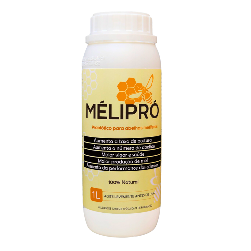 Suplemento Para Abelhas - Mélipró Probiótico Alimentação 1L