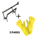 2 Luvas SR CROSS + Saca Quadros Com Formão