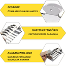 Gaiola Clipe Aço Inox - Captura Abelha-Rainha