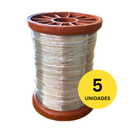 Arame Inox 0,45mm 348 Metros - 5 Unidades