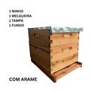 Caixa Colmeia Parafinada - Padrão Americano