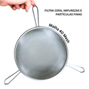 Peneira 3 Apoios Inox Para Mel