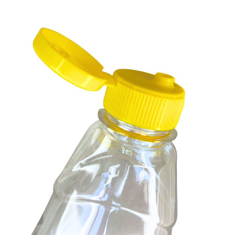 Bisnaga 700ml/1Kg Transparente com Tampa