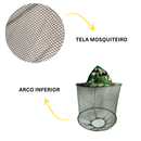 Chapéu Mosquiteiro Anti Insetos Abelhas Sem Ferrão