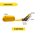 Cinta de Amarração 5M Regulável - Kit 2 Unidades