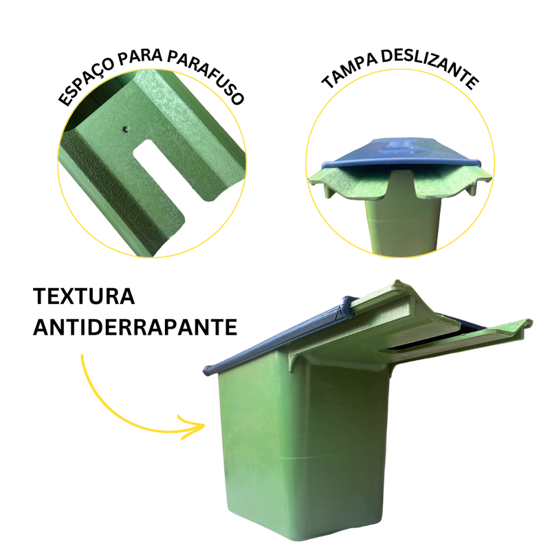 Alimentador Abelhas Semi Interno 2,5L - 5 Unidades