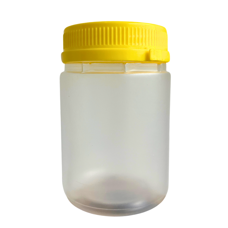 Pote 360ml/500g Transparente Tampa com Lacre - Embalagem Mel