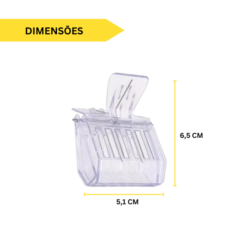 Kit Gaiola Clipe + Vassoura Espanadora