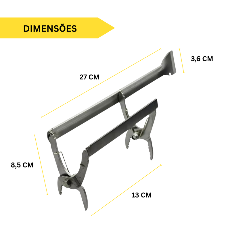 Saca Quadros com Formão Inox