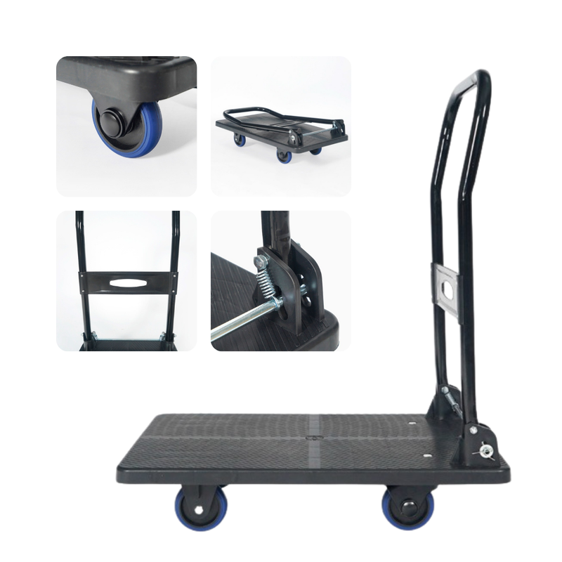 Carrinho Carga Transporte Dobravel 150Kg