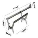 Kit Manejo - 2 Garfos + 1 Par Luva SR CROSS + 1 Saca Quadros + 1 Filtro Coador