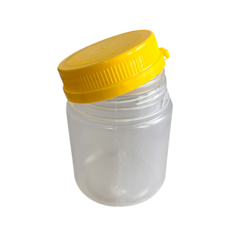 Pote 720ml/1Kg Transparente Tampa com Lacre - Embalagem Mel
