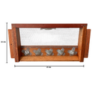 Tela para Alvado com Escape Invertido - Tampa Madeira