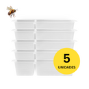 Alimentador Abelhas Interno Bipartido 3L - 5 Unidades