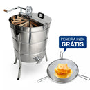 Centrífuga Manual 8 Quadros Inox 430 + BRINDE Peneira 3 Apoios