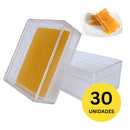 30 Cubos Acrílicos - Embalagem para Favo de Mel