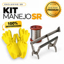 Kit Manejo SR - Luva SR CROSS + Saca Quadros com Formão + Arame