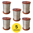 Arame Inox 0,45mm 348 Metros - 5 Unidades