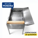 Mesa Desoperculadora 25 Quadros com Aba - Inox 304