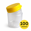 pote para mel 1kg 720ml colheita apicultura 100 unidades com tampa lacre de vedação não vaza evita vazamento de mel abelha apicultor