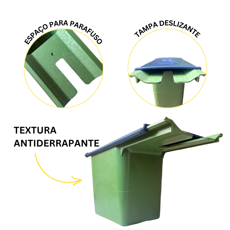 Alimentador Abelhas Semi Interno 1,5L - 10 Unidades