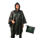 Capa de Chuva Emborrachada 3 em 1 - Capa, Lona ou Barraca