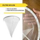 detalhes filtro mel coador nylon malha mesh 160 para particulas superfinas mel limpo livre de impurezas