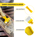garfo desoperculador favo mel sr apicultura cabo anatomico 21 agulhas inox antiderrapante