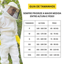tabela de tamanhos sr apicultura guia de macacoes calcas jalecos apicultor