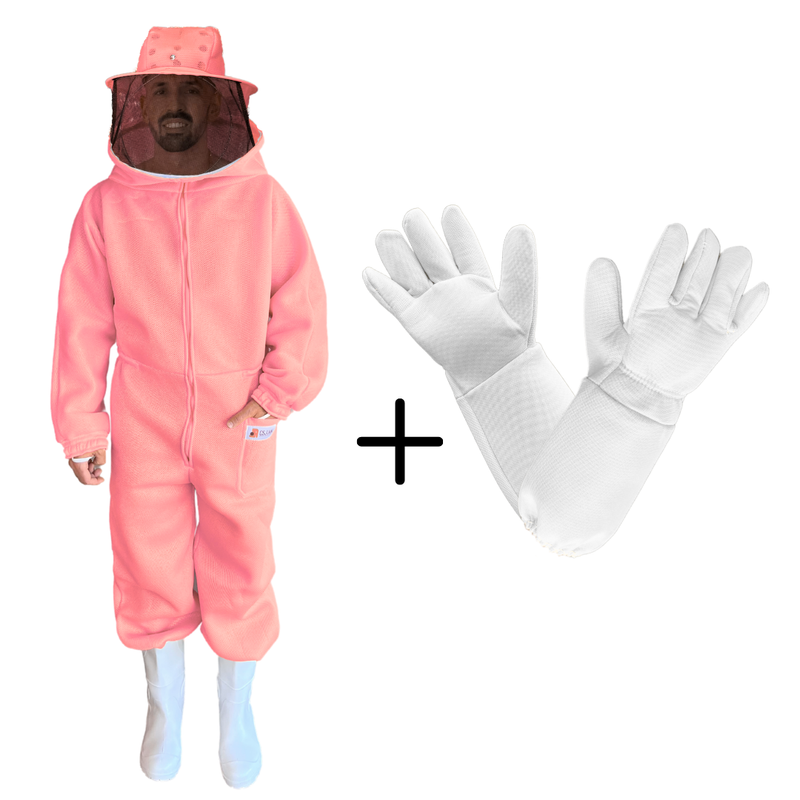 macacao malha livre original antiferroadas roupa apicultor rosa luva sr cross nao gruda ferrao