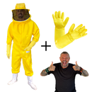 Macacão SR PREMIUM DUPLO + Luva SR CROSS - 100% Antiferroadas