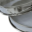 detalhes peneira mel dupla camada inox sr apicultura